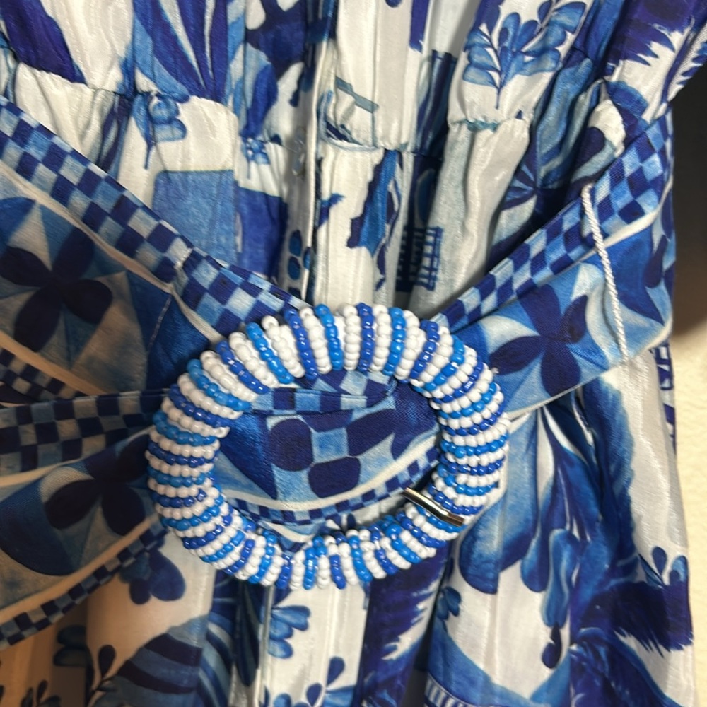 Farm Rio - Sweet Rio Mini-Dress size large - Picture 9 of 10